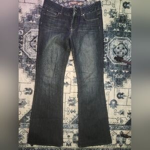 PAIGE Blue Straight Leg Jeans with Classic Denim Style